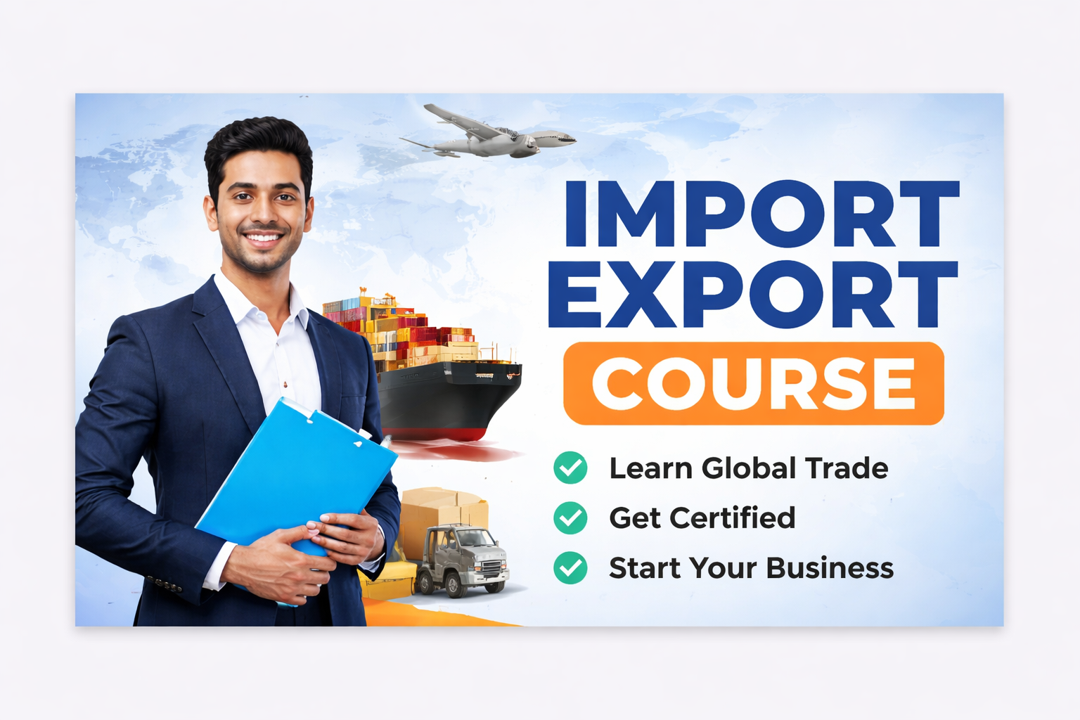 Import Export Course training for global trade, logistics, and international business